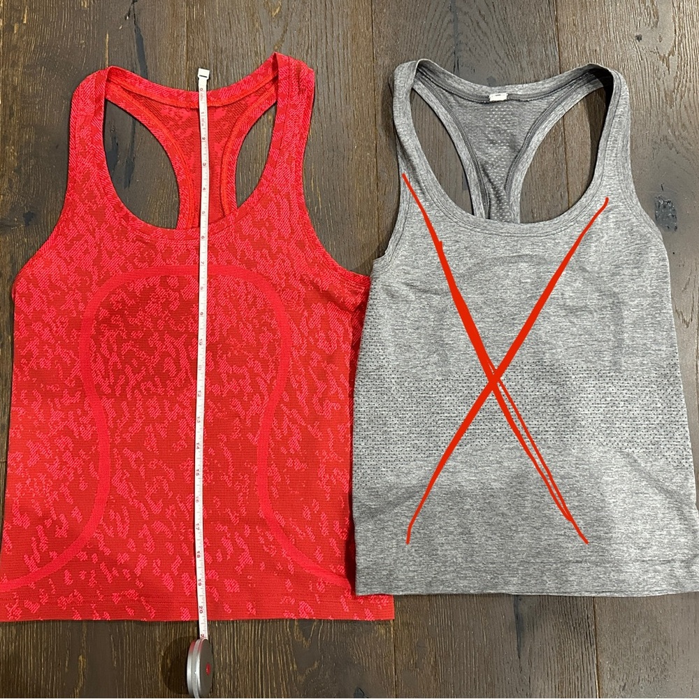 Lululemon Women’s Swiftly Tech Racerback Tank Top Camo Red Rock/Flare - cheetah - Picture 4 of 5